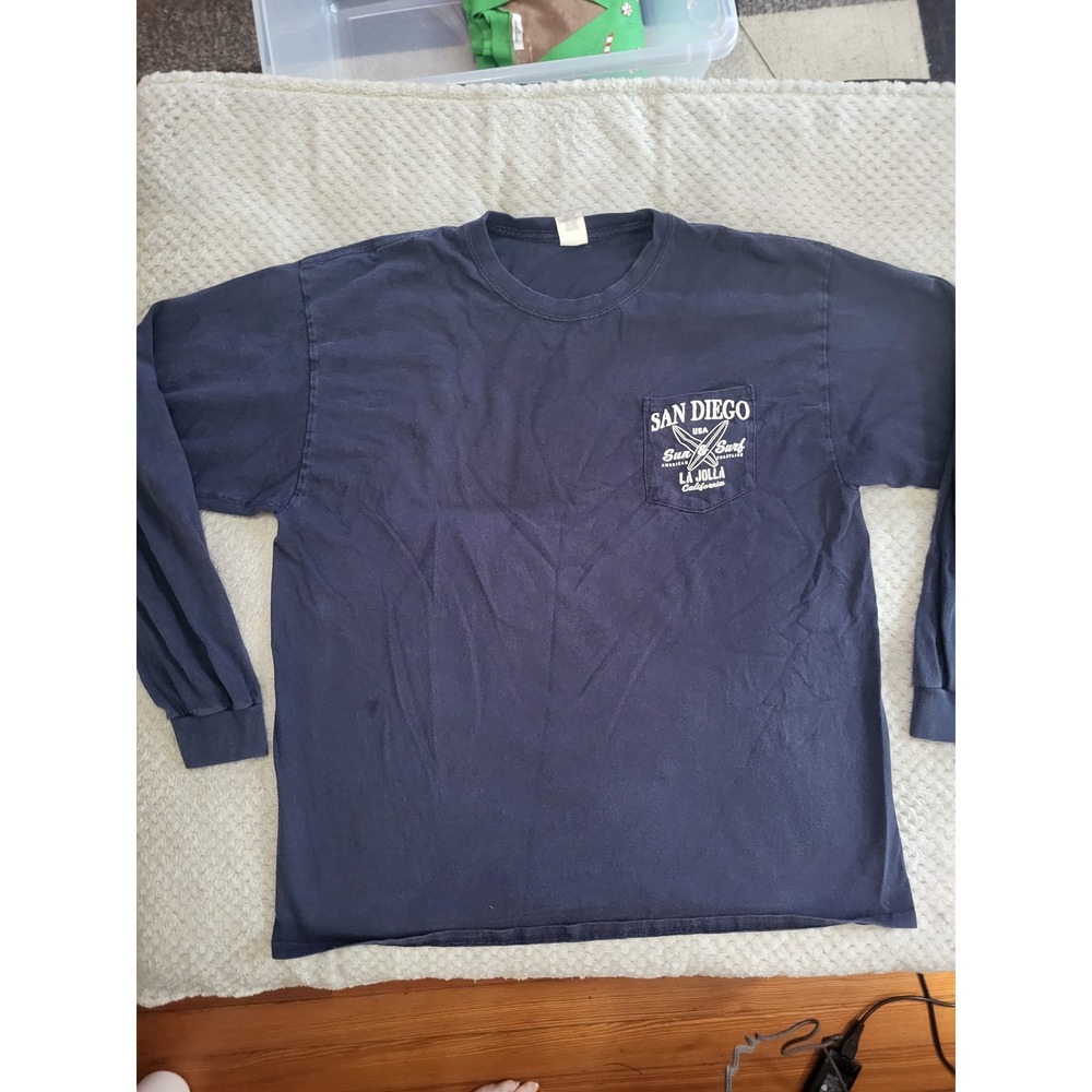 Navy San‎ Diego long sleeve tee XL